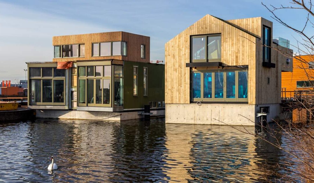Casas Flotantes en Ámsterdam: Innovación y sostenibilidad (Proyecto Schoonschip).